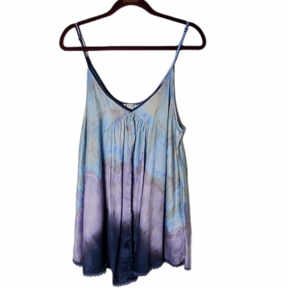 Free People Other - Free People serena satin slip dress size large